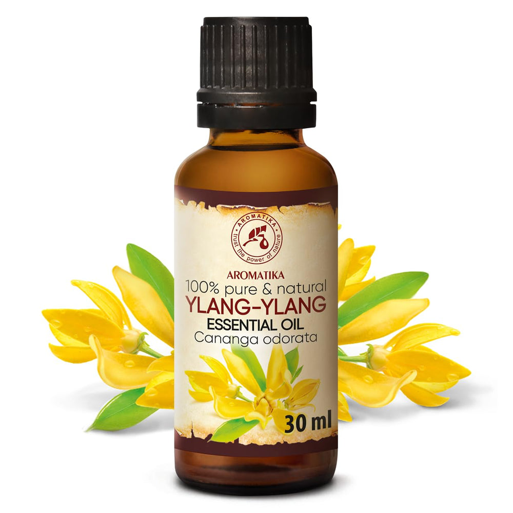 AROMATIKA Ylang Ylang oil diffuser in a calm space for relaxation.