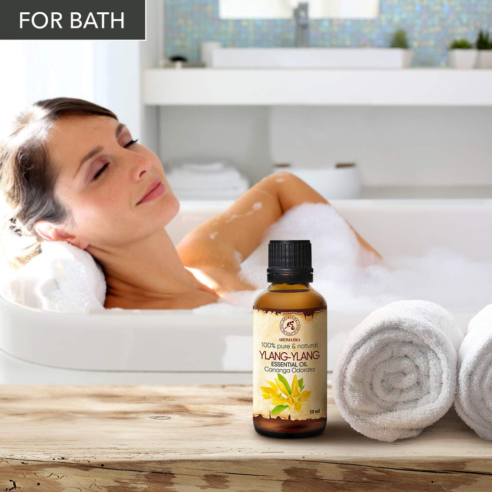 AROMATIKA Ylang-Ylang oil droplets capture the delicate aroma for quick inhalation.