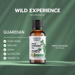 Certificate of Analysis for Aromavita Wild Oregano Oil
