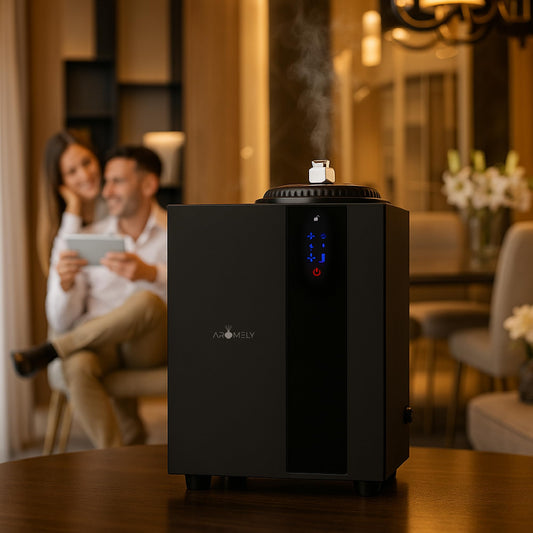 Aromely diffuser Black - side view