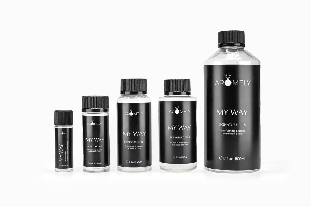 AROMELY My Way diffuser oil bottle 500ml in premium packaging