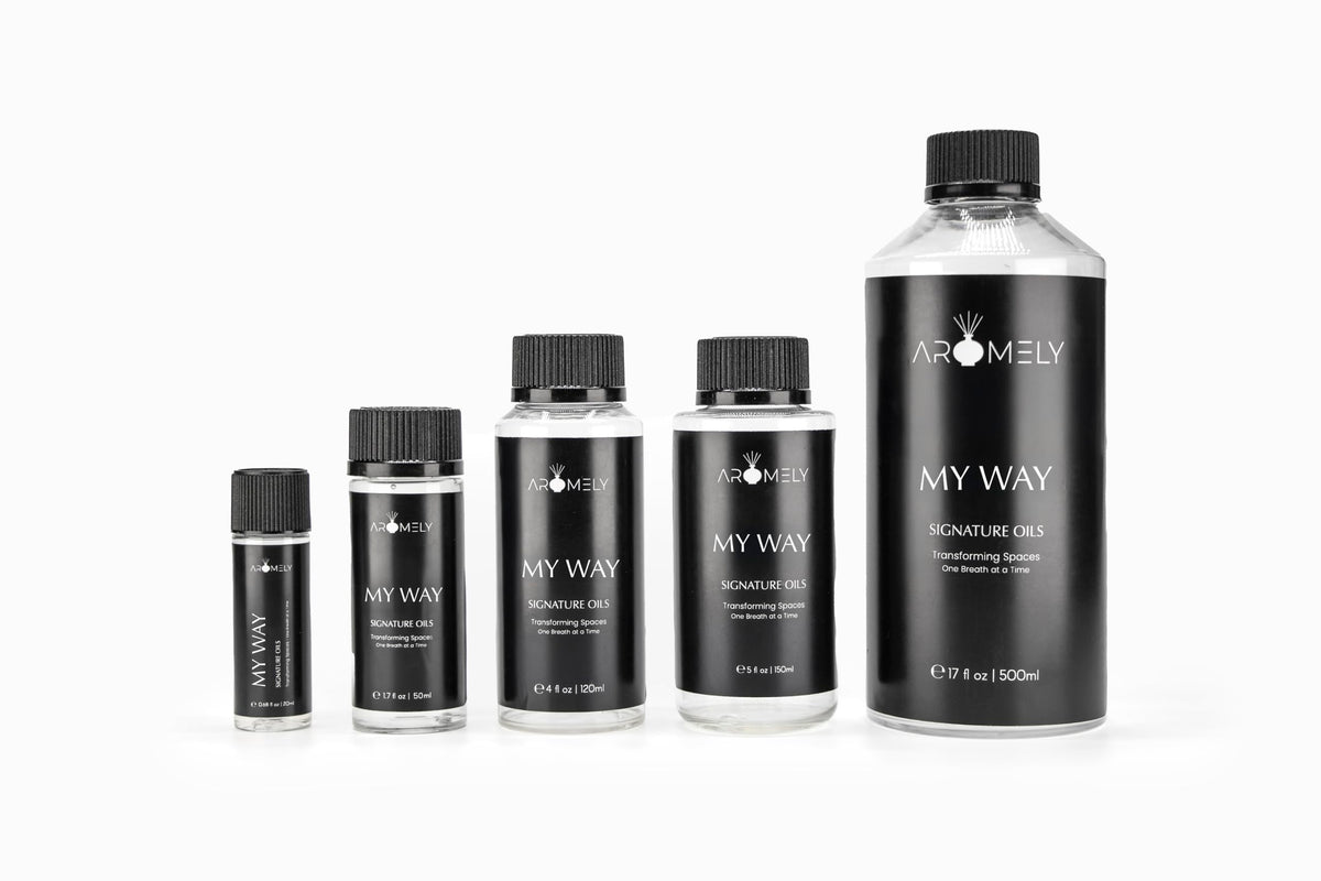 AROMELY My Way diffuser oil bottle 500ml in premium packaging