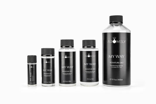 AROMELY My Way diffuser oil bottle 500ml in premium packaging