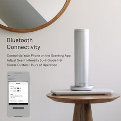 AroMini BT Plus diffuser app control on smartphone showing Bluetooth