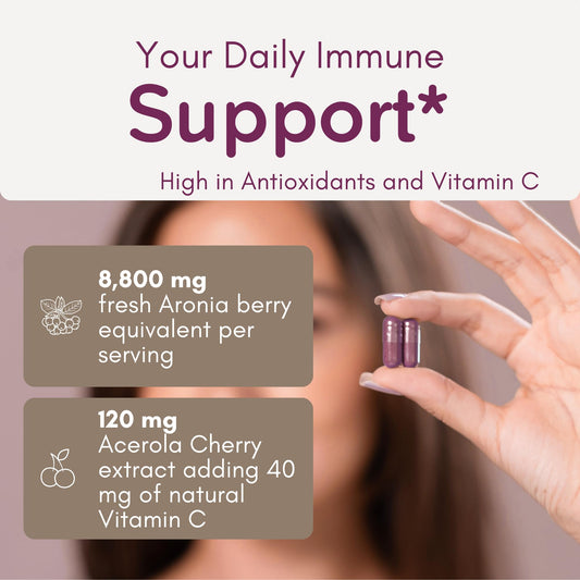 Close-up of 10:1 Aronia berry powder