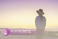 Lab verification seal on Aronia Berry capsule bottle