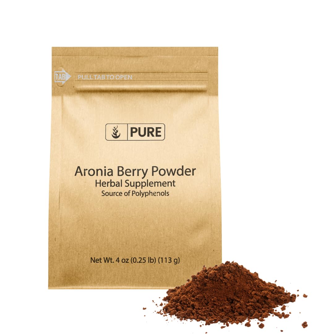 Close-up of Aronia Berry Powder ingredients