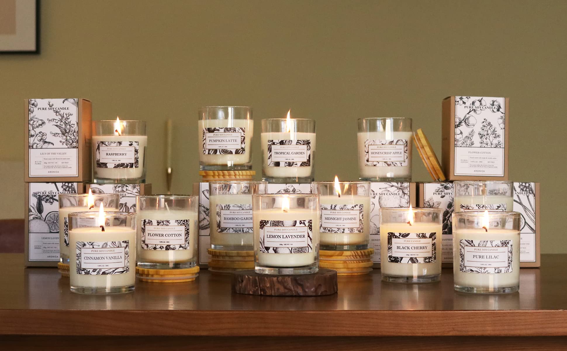 Aronica Cotton Candle ideal for new home scent gifting