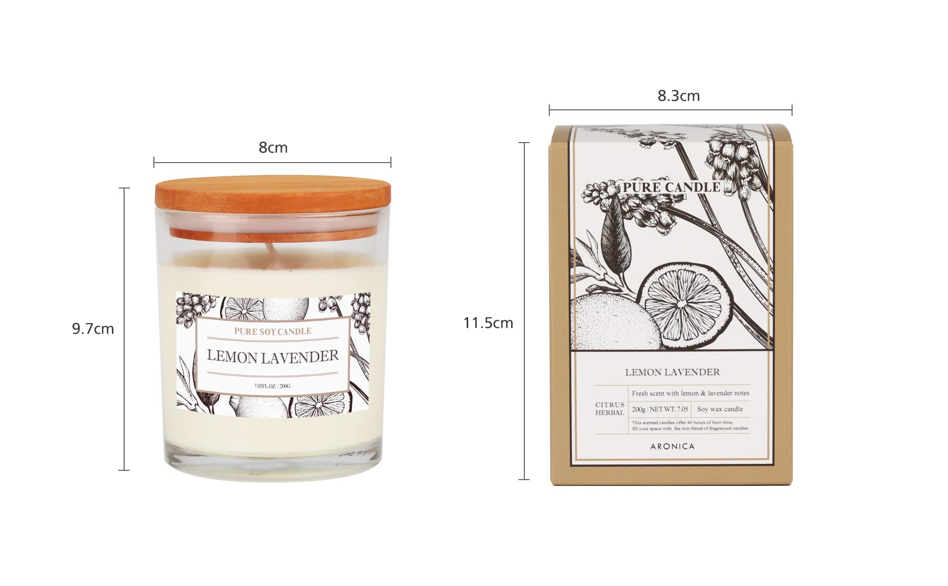 Close-up of warm amber and sandalwood fragrance notes