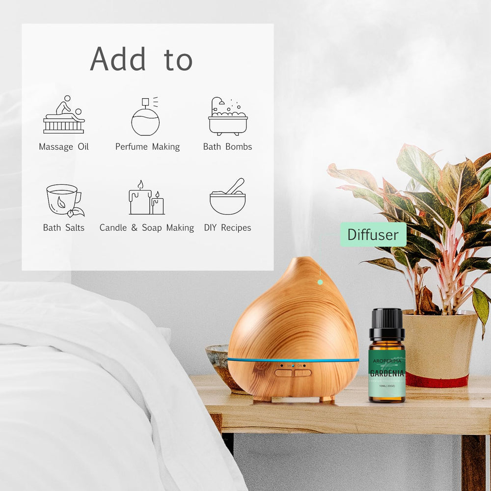 Gardenia scented fragrance oil for diffusers by AROPERIMA - 10ml