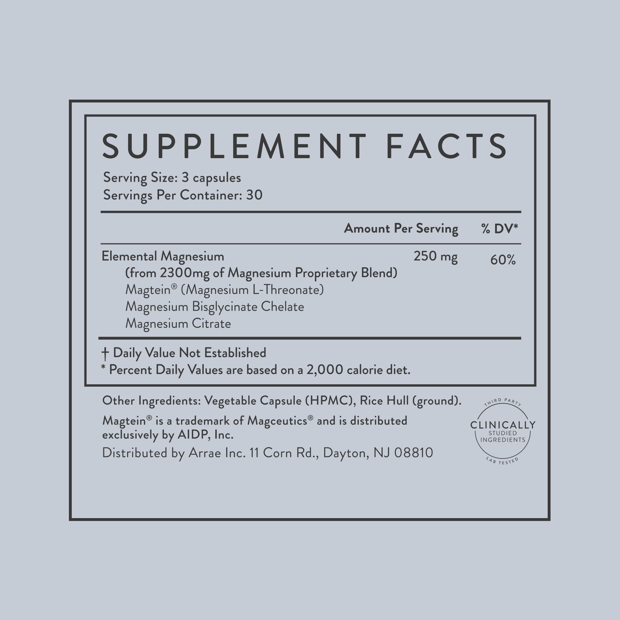 High-absorption magnesium for energy, nerves, and muscles