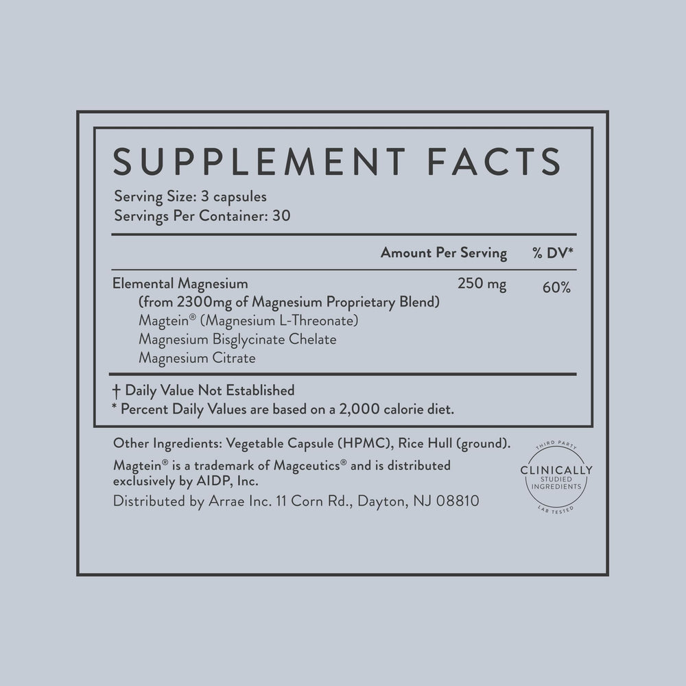 High-absorption magnesium for energy, nerves, and muscles