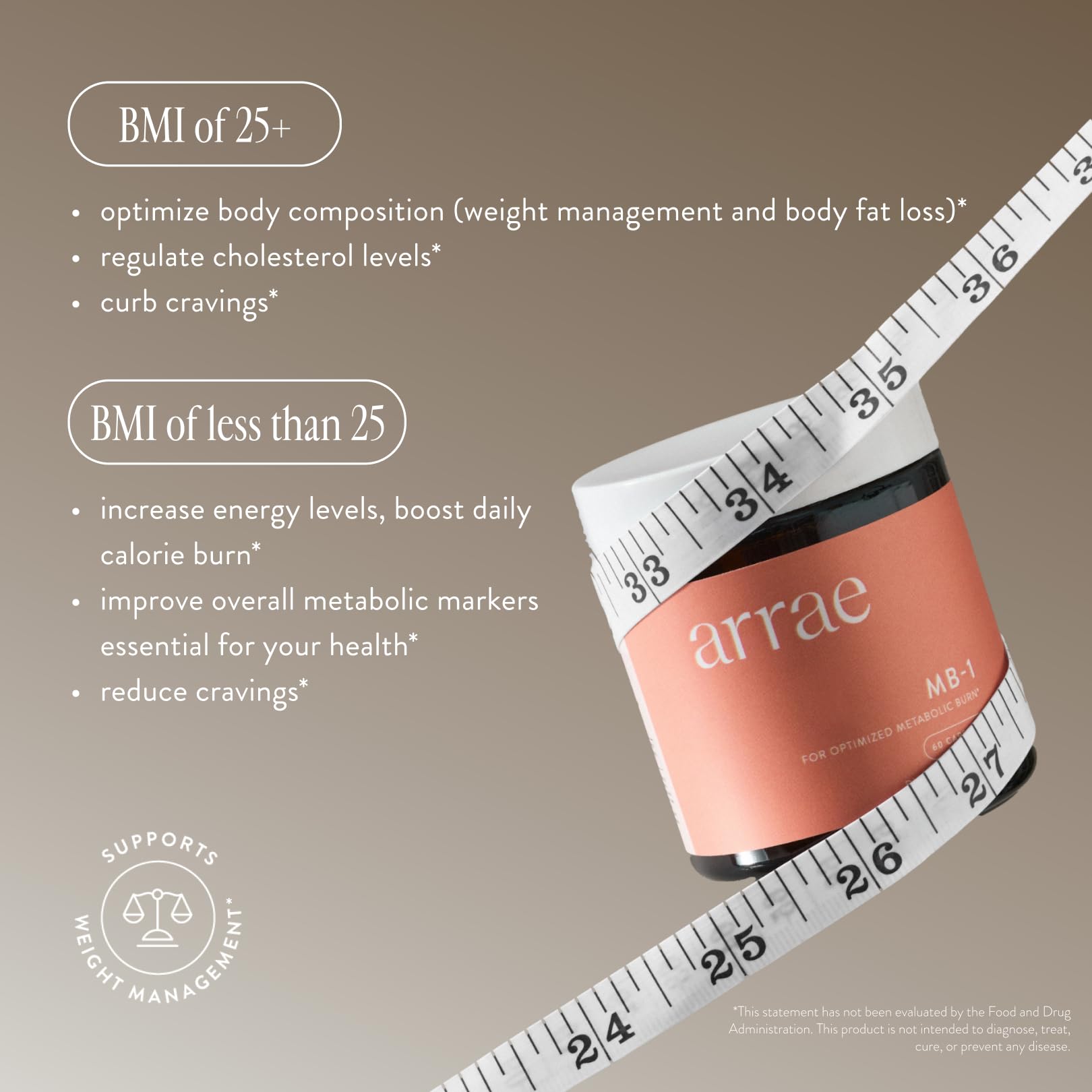 MB-1 product packaging and label highlighting metabolism and energy