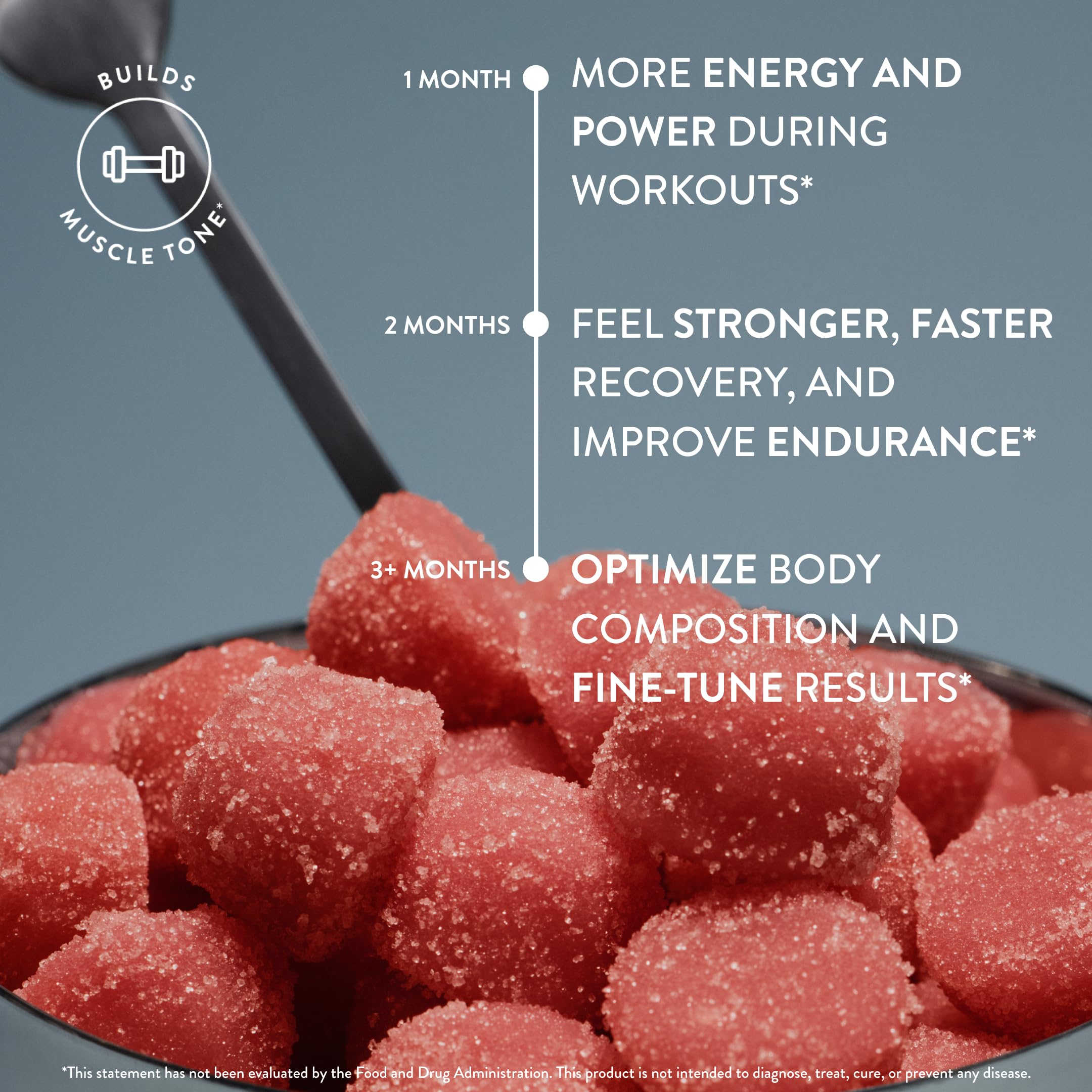 Arrae Tone Gummies packaging emphasizes vegan and non-GMO attributes