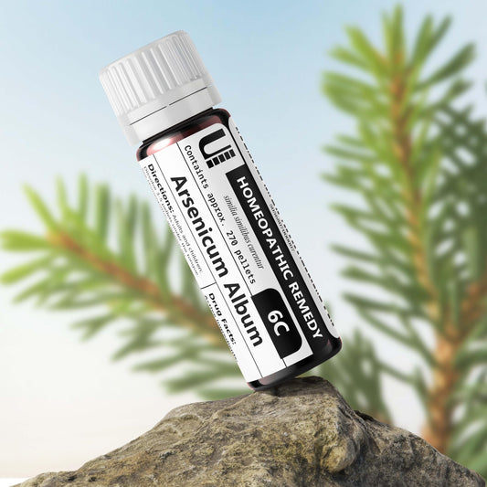 Lactose-free sucrose pellets for Arsenicum Album 6C remedy