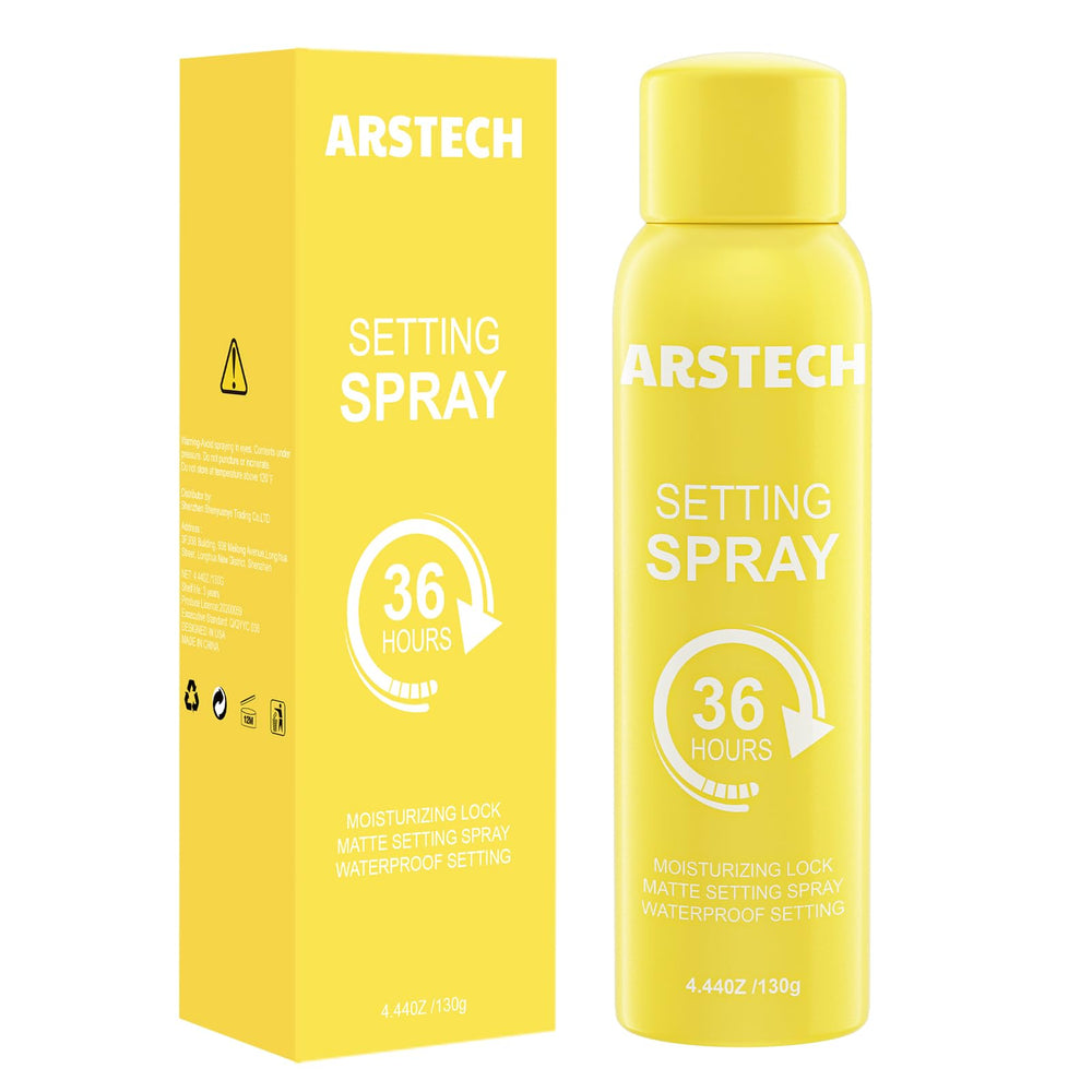 Arstech setting spray bottle for long-lasting makeup hold