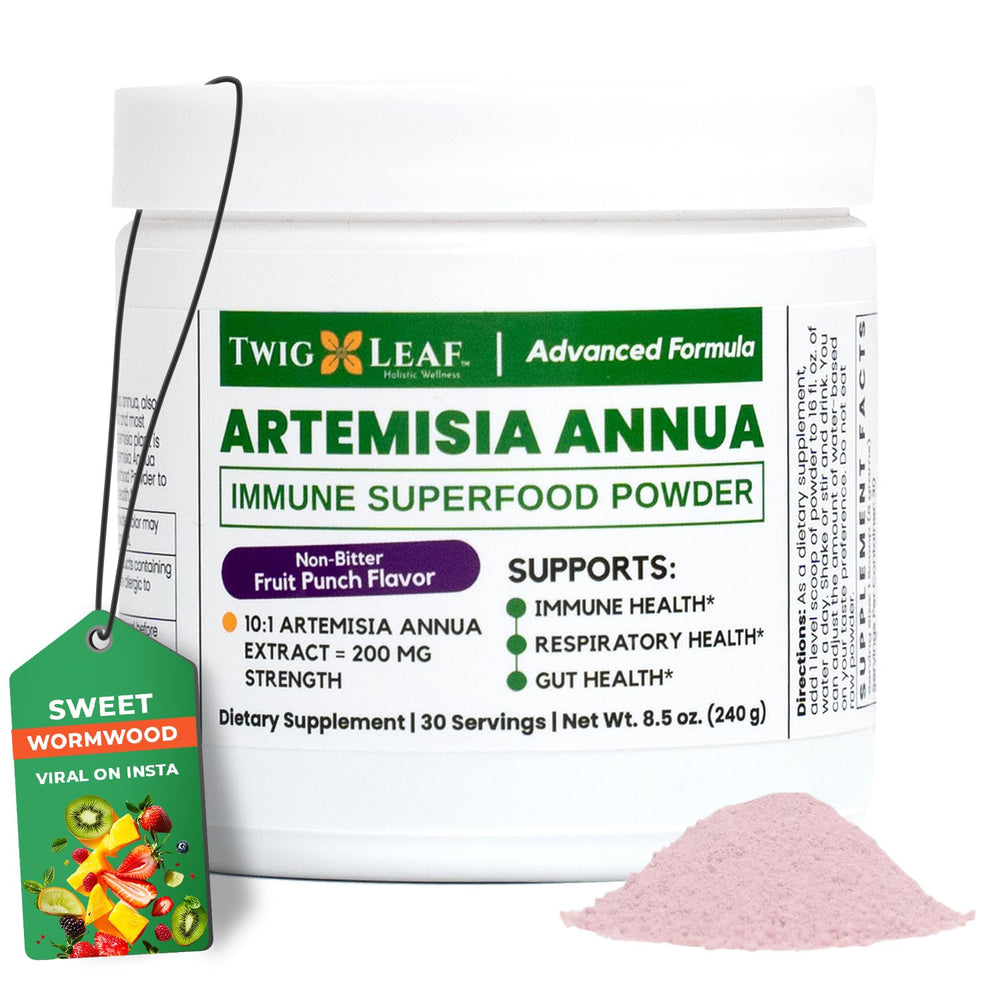 Artemisia Annua Sweet Wormwood Herbal Powder 240 g front label