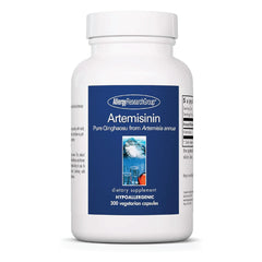 Allergy Research Group Artemisinin supplement bottle and GI tract support capsules