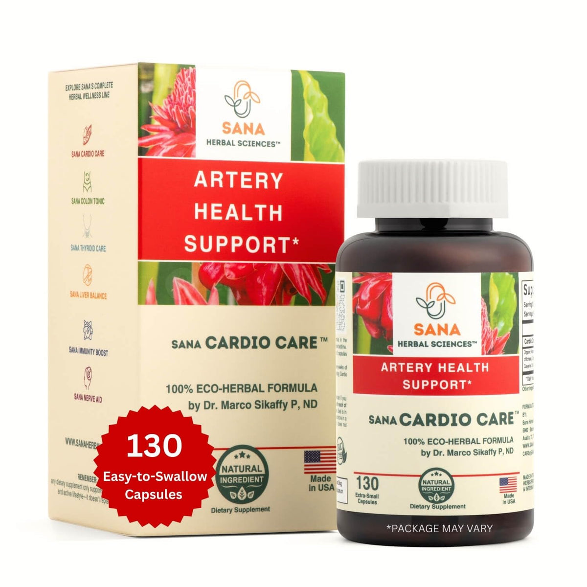 Bottle of Artery Plaque Removal & Circulation Support supplement