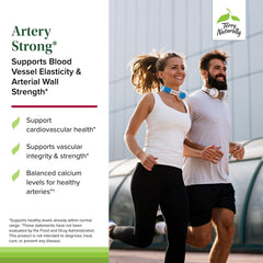 Back view of Artery Strong bottle with supplement facts