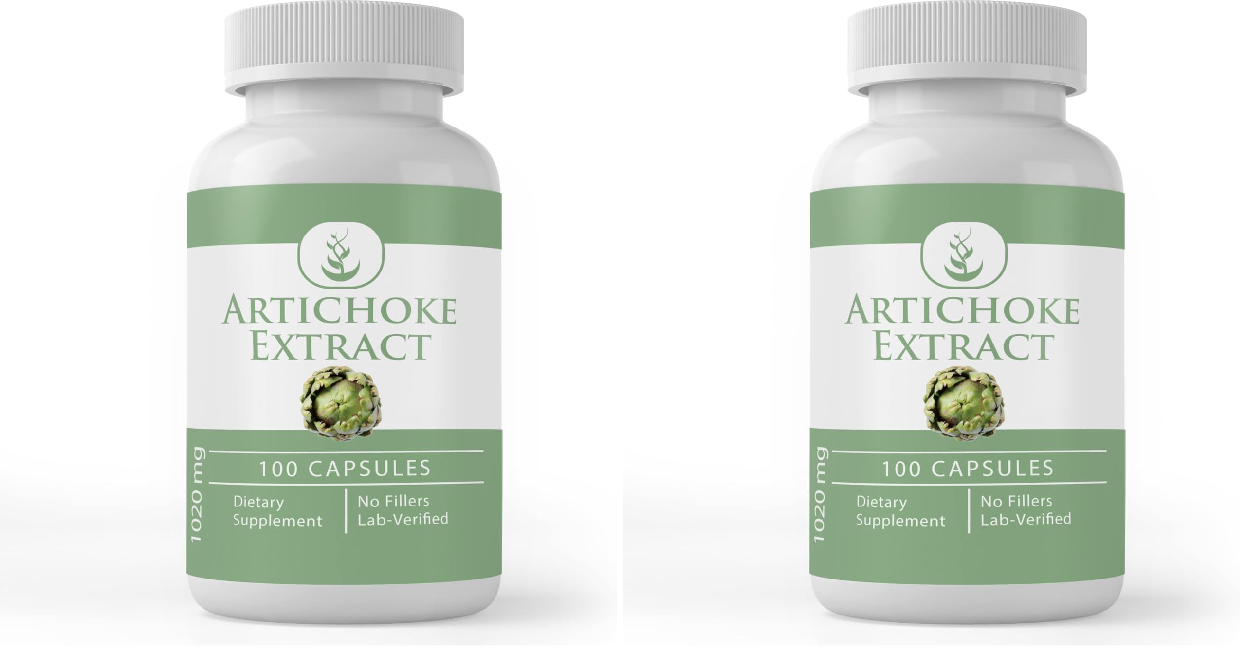 Artichoke Extract Capsules, 100-count per pack, Pack of 2