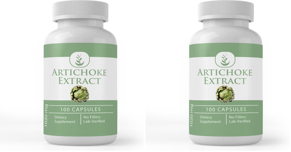 Artichoke Extract Capsules, 100-count per pack, Pack of 2