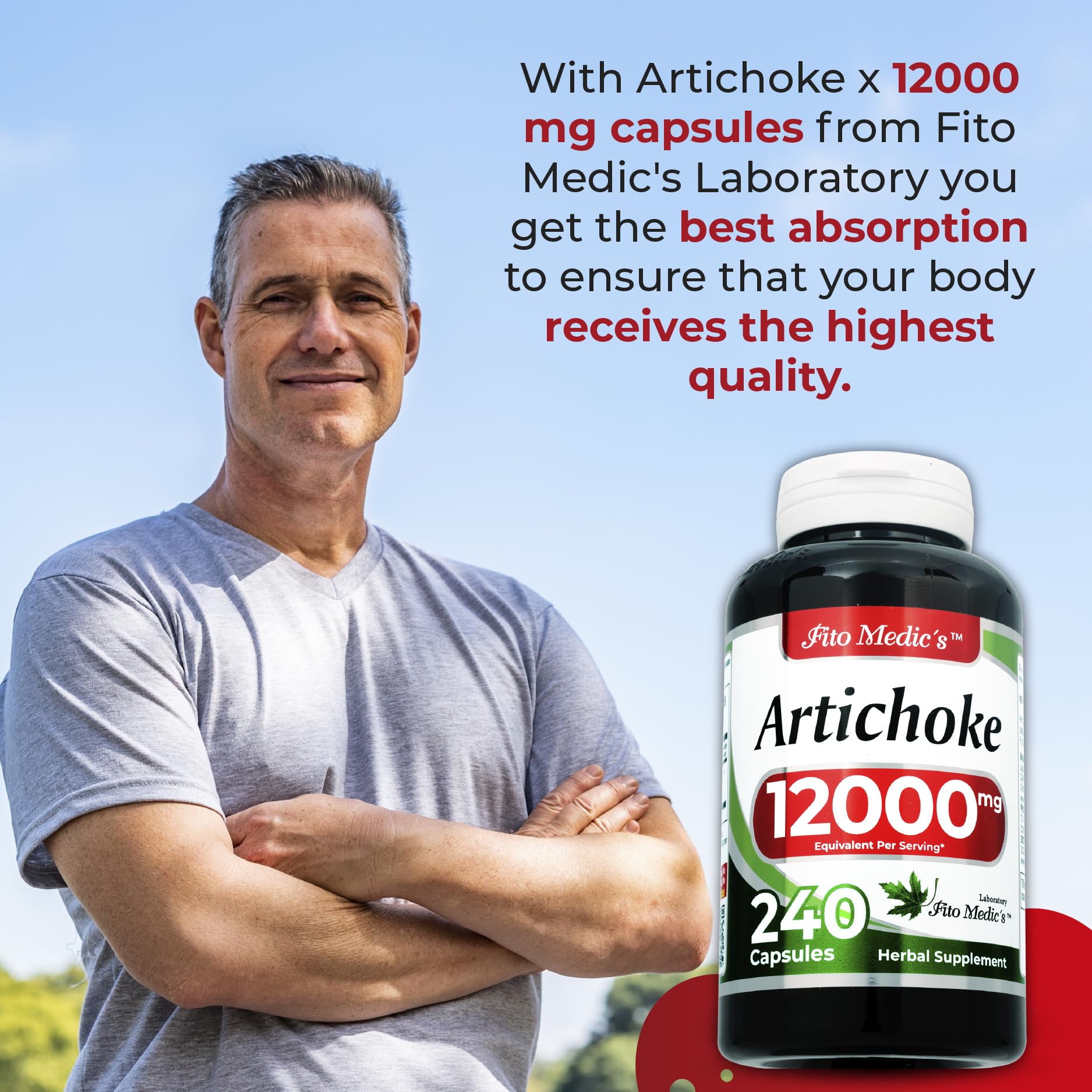 nutrition facts label for Artichoke Extract Capsules