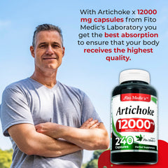 nutrition facts label for Artichoke Extract Capsules