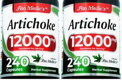 front view of FITO MEDIC'S Lab Artichoke Extract Capsules pack-2
