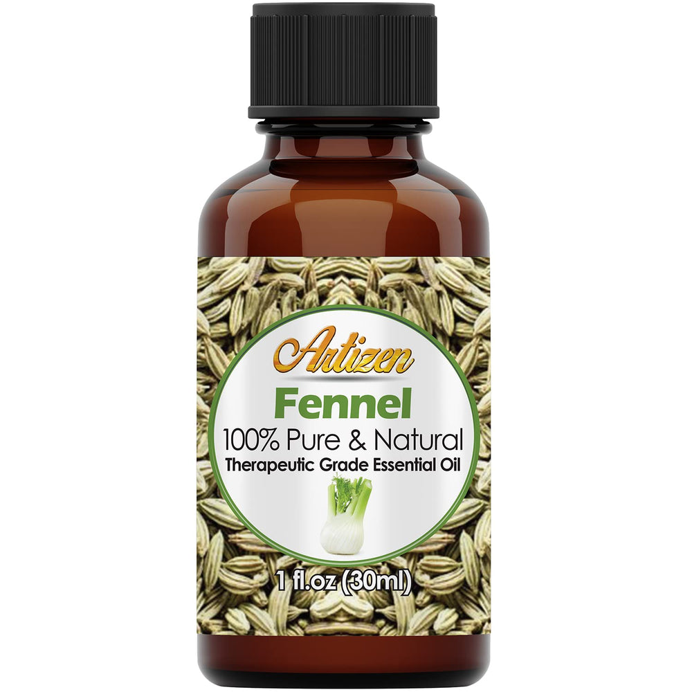 Artizen fennel essential oil 30ml bottle front view
