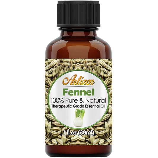 Artizen fennel essential oil 30ml bottle front view