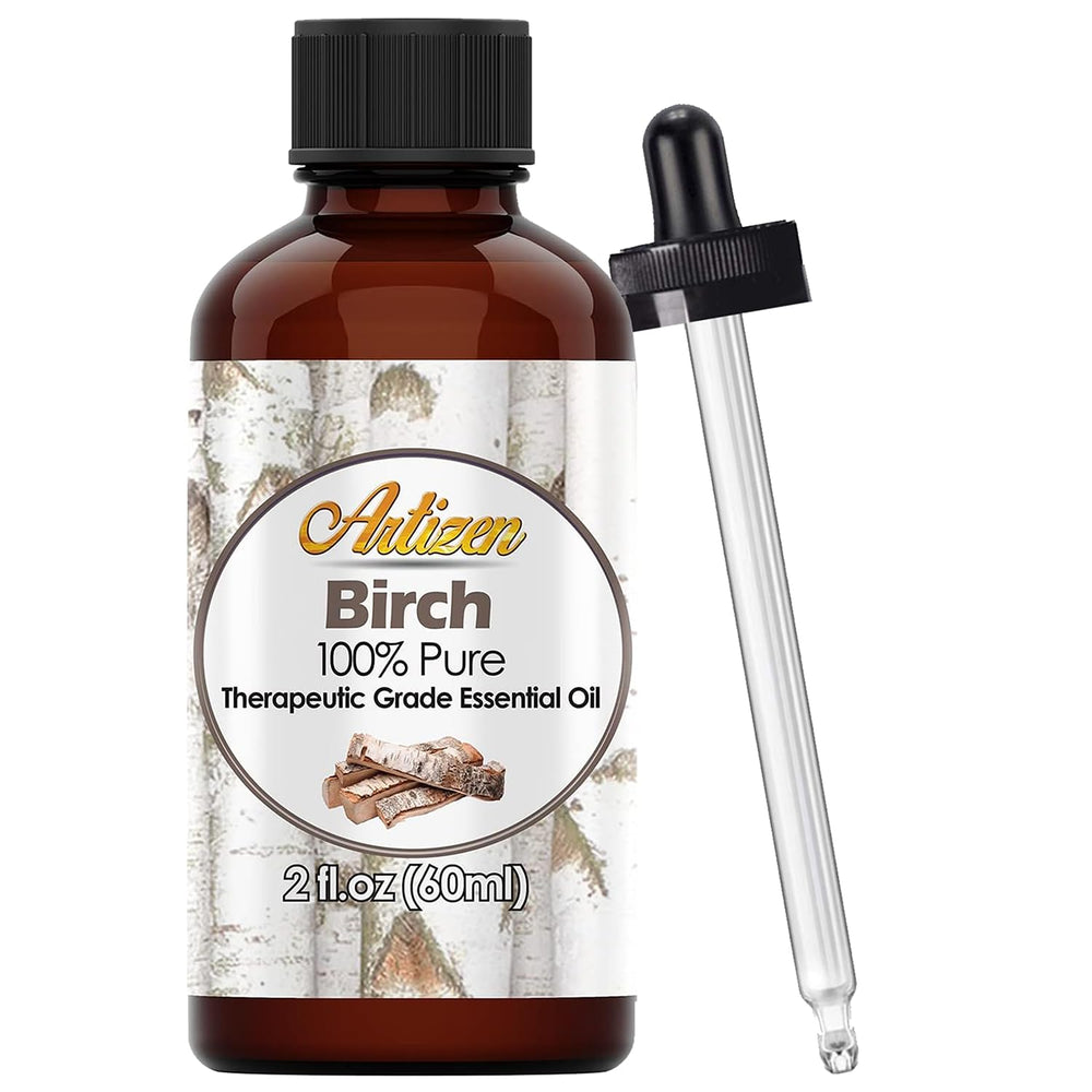 Artizen Birch Essential Oil bottle with label - 2 oz
