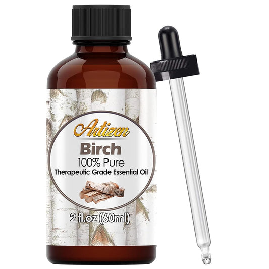 Artizen Birch Essential Oil bottle with label - 2 oz