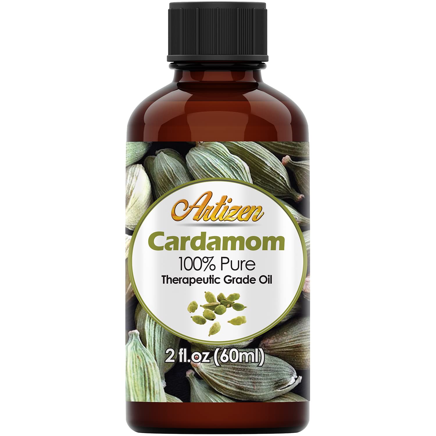 Artizen Cardamom essential oil 2oz bottle