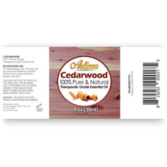 Close-up of Artizen Cedarwood oil 30ml bottle