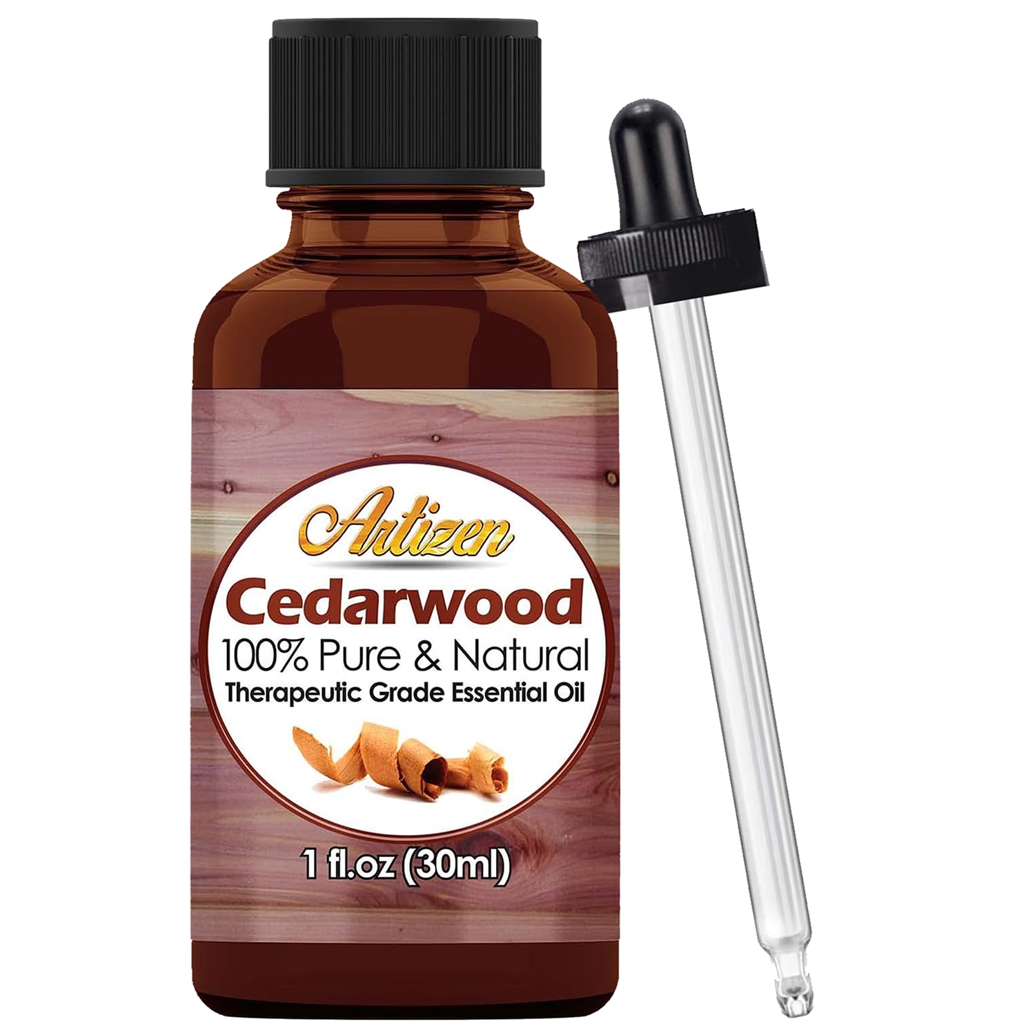 Artizen Cedarwood essential oil 30ml bottle