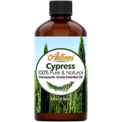 Artizen Cypress Essential Oil bottle 4 oz with glass dropper