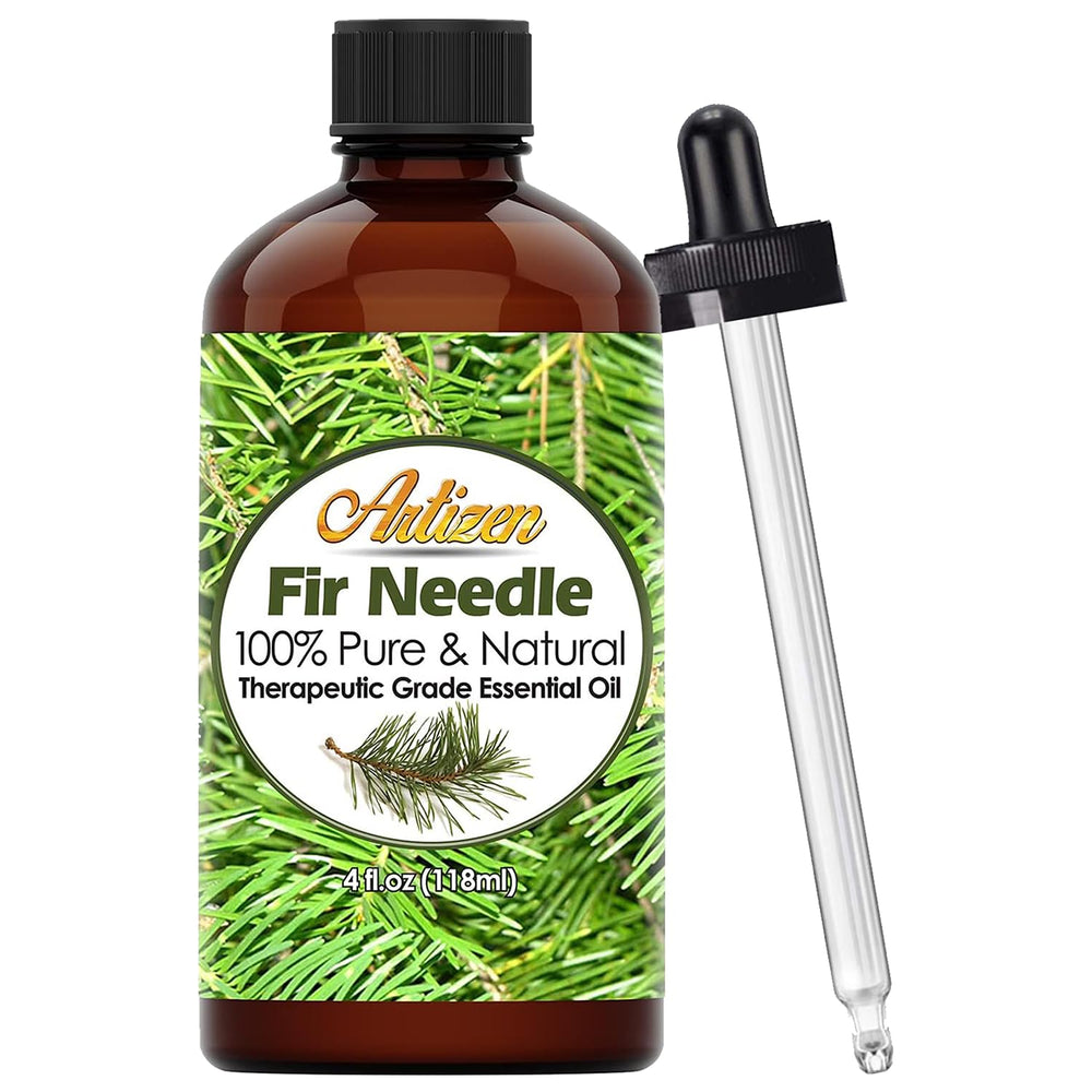 Artizen Fir Needle Essential Oil 4oz bottle - front view