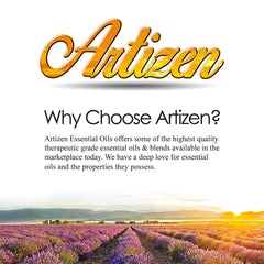 Eco-friendly packaging for Artizen Geranium essential oil