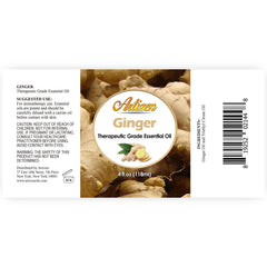 Close-up of Artizen Ginger Essential Oil 4oz bottle