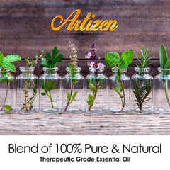 UV-coated glass bottle protecting essential oils