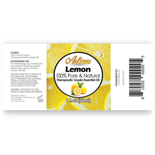 Artizen Lemon Essential Oil 1 oz bottle