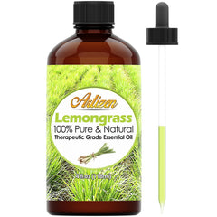 Artizen Lemongrass Essential Oil 4oz bottle label