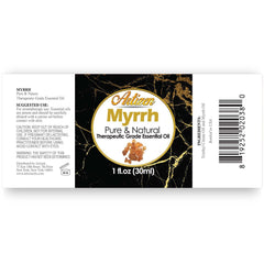 Artizen myrrh 30ml amber glass bottle