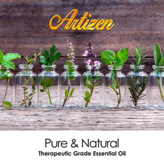 Artizen myrrh essential oil label