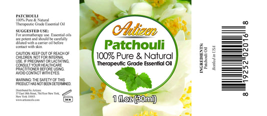 Artizen Patchouli essential oil 1oz bottle
