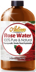 Artizen Rosewater Essential Oil 8oz bottle - 100% Pure & Natural