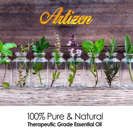 Artizen Wintergreen essential oil bottle close-up
