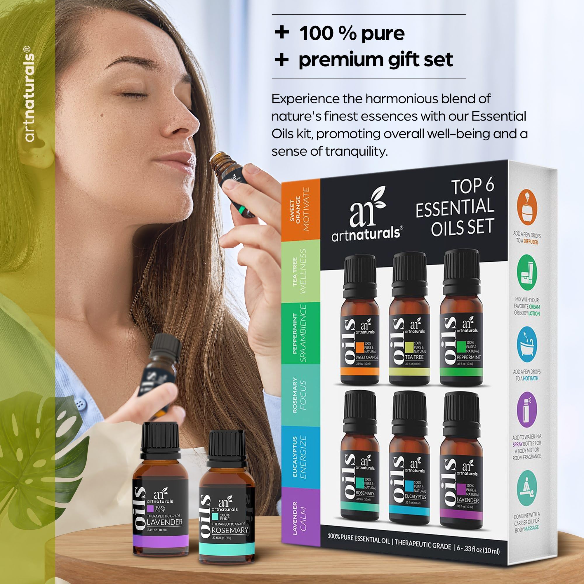 Lavender essential oil 10ml by ArtNaturals