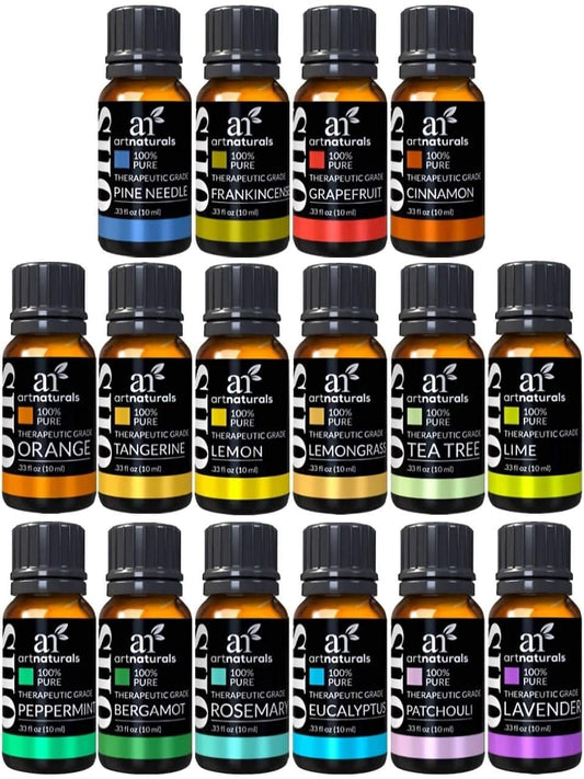 Main image: ArtNaturals 16-pack Aromatherapy Essential Oil Set
